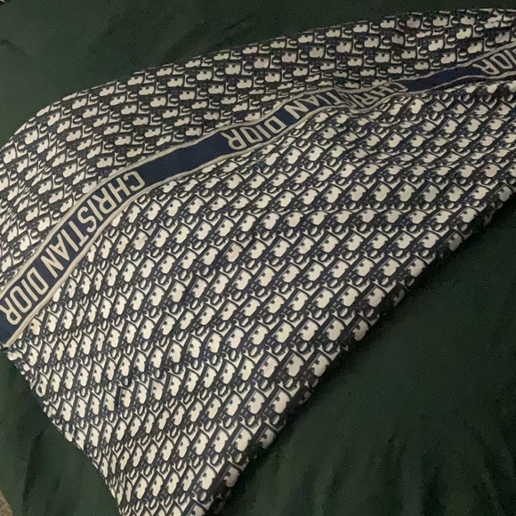 Dior Navy and Cream Monogram Skirt - Picture 7 of 8